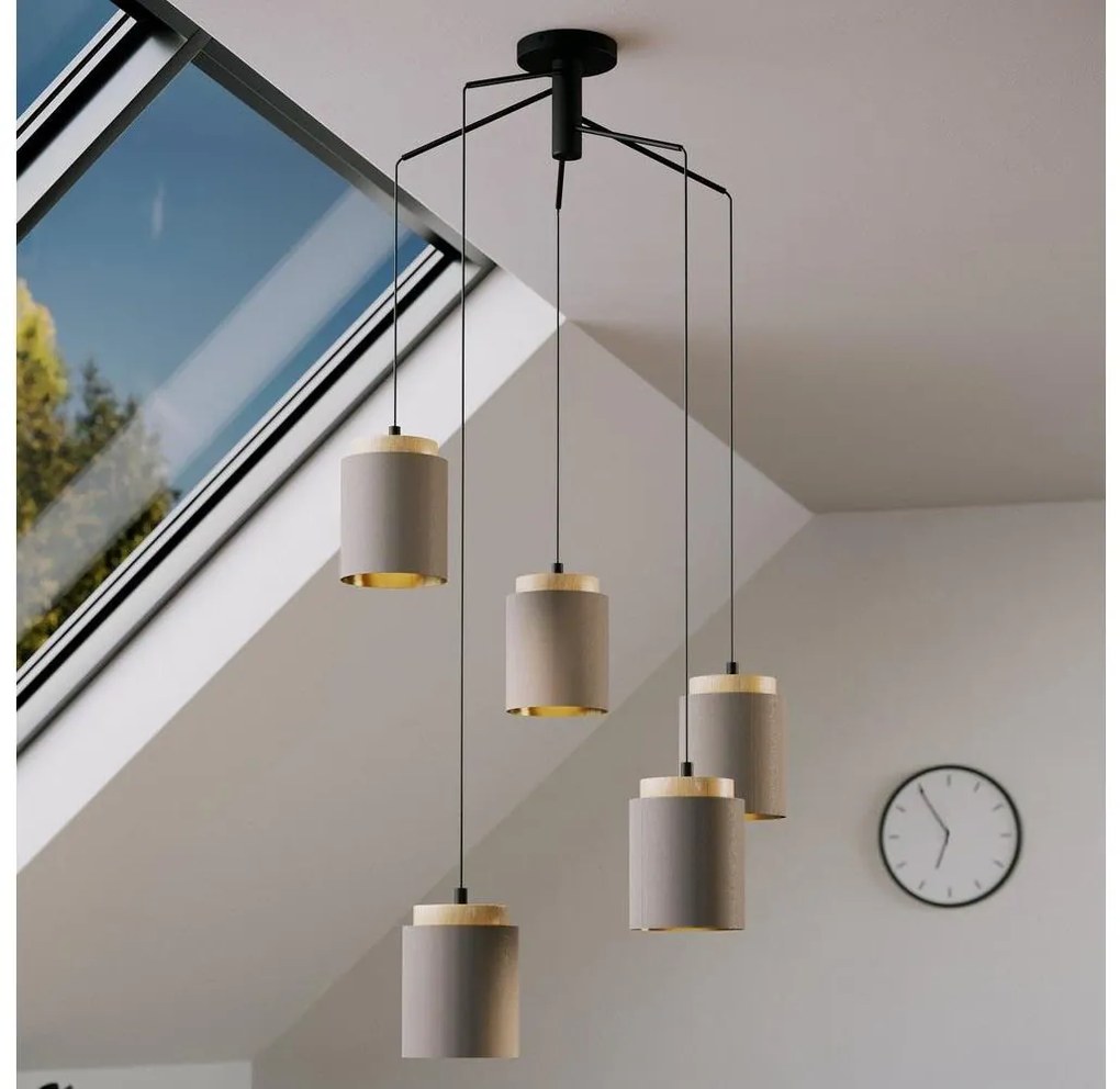 Eglo 99447 - Luster na lanku ALBARIZA 5xE27/40W/230V pavúk