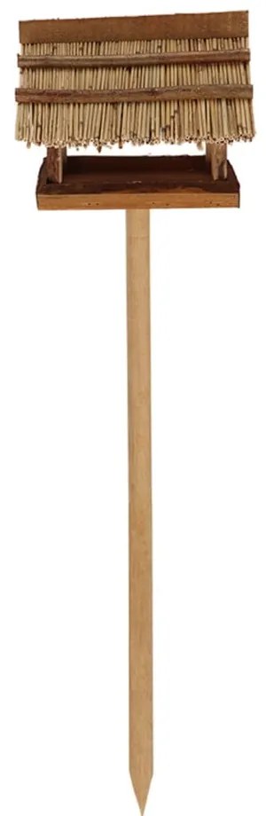 Zapichovacie kŕmidlo pre vtáčiky z jedľového dreva a tŕstia Esschert Design Sweetie