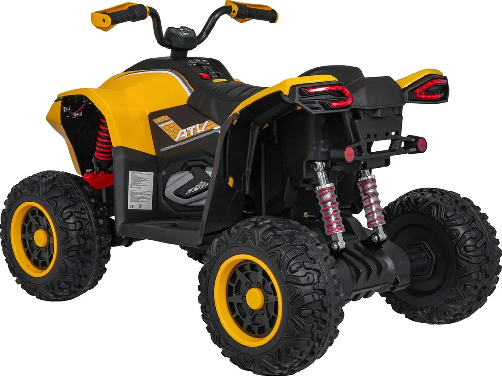 Ramiz Rýchle koleso Quad Vehicle Žltá