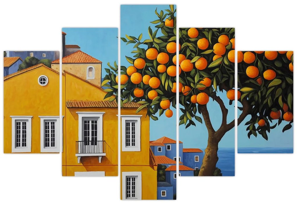 Obraz - Pomarančovník (150x105 cm)
