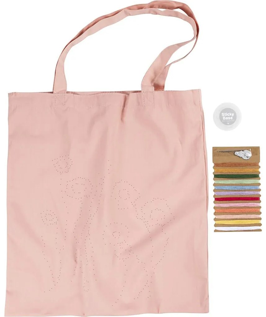 Kreatívna sada Vyšívaná textilná taška