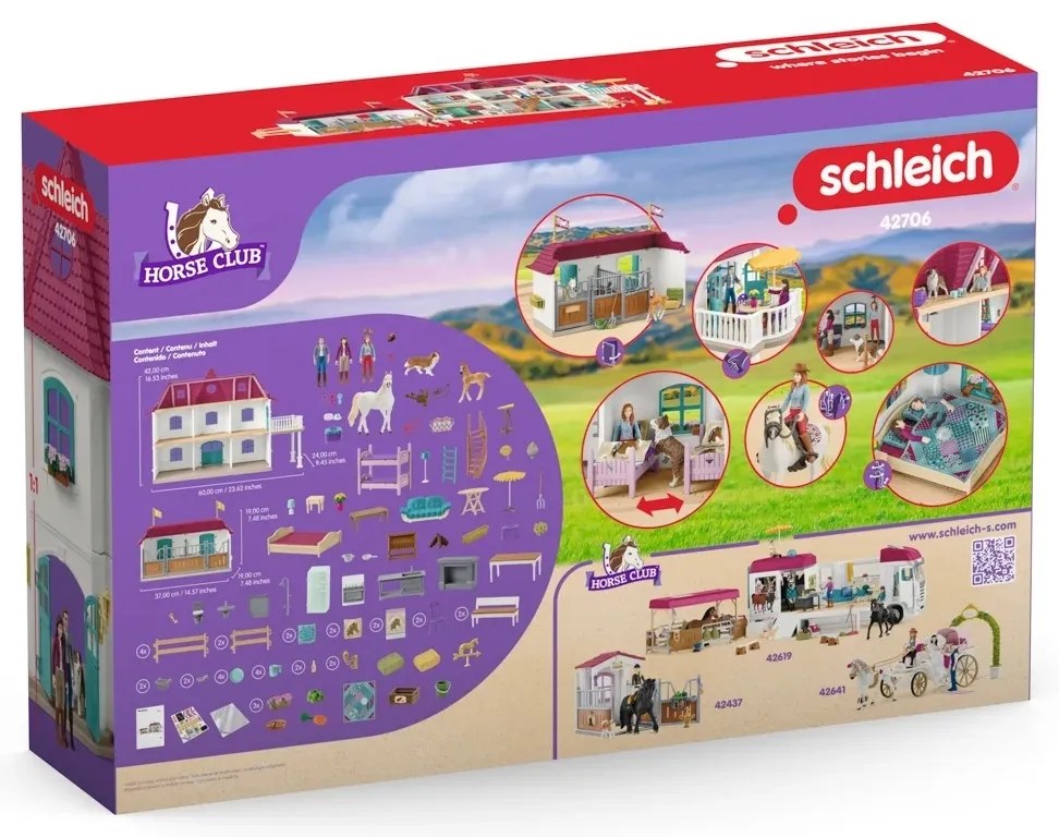 Schleich 42706 Dedinský dom a stajňa pri jazere