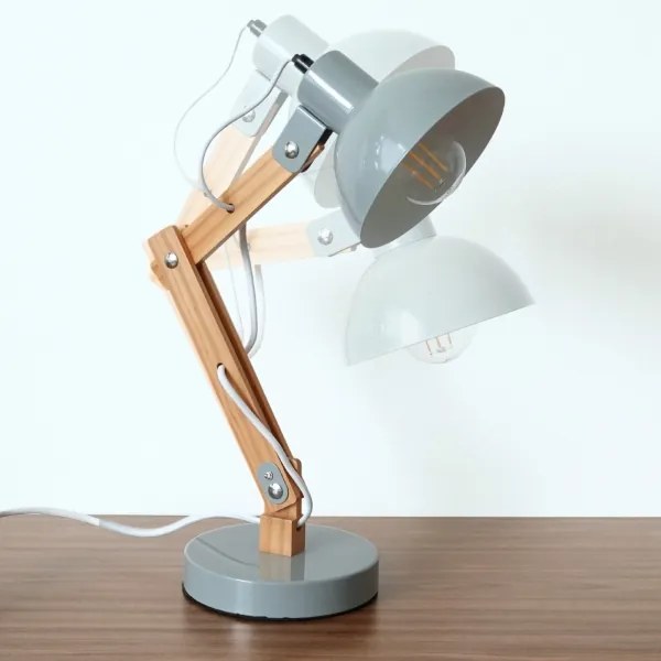 Brilagi - Stolná lampa FOCUS 1xE27/40W/230V šedá