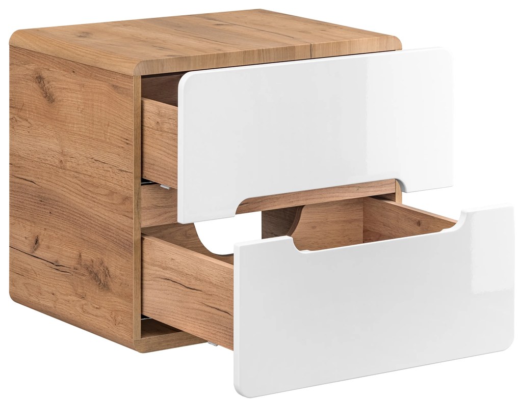 Kúpeľňová závesná skrinka pod umývadlo na dosku BÁRA 60 cm