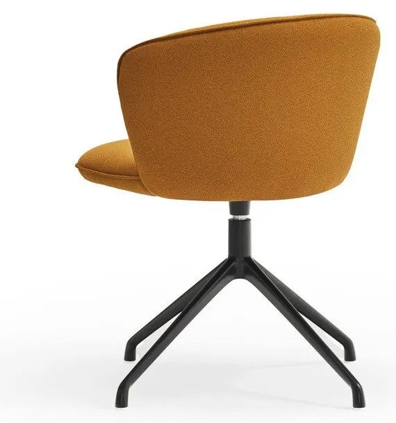 Čalúnené jedálenské kreslá v súprave 2 ks v horčicovej farbe Add – Teulat