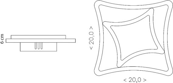 Brilagi - LED stropné svietidlo MODERN MINI LED/24W/230V 3000/4000/6000K