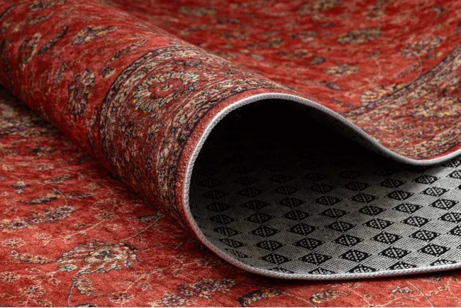 Protišmykový behúň LOTUS TRADITION 58160 červený - hotový rozmer