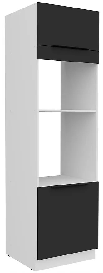 Kuchynská skrinka Aria-Bl/Wh Anti Fingerprint 60dpm-210 2f