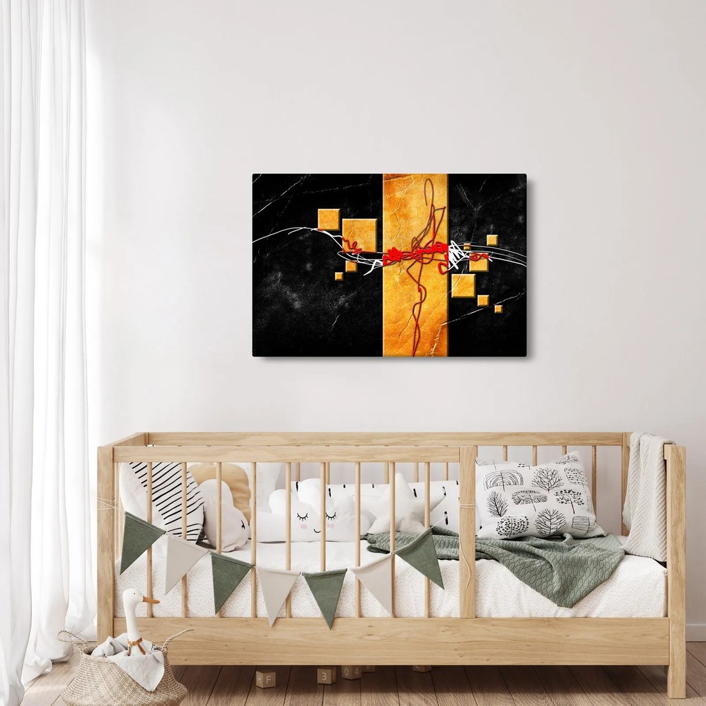Abstraktný obraz - Tanečnice (90x60 cm)