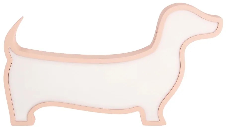 Ružová detská lampička Dog - Candellux Lighting