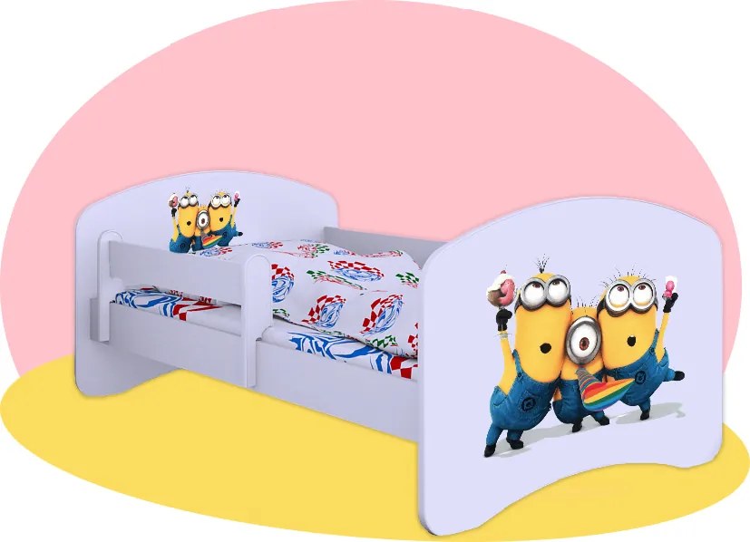 OR Ja zloduch - detská posteľ Hobby 140x70 Variant úložný box: S úložným boxom