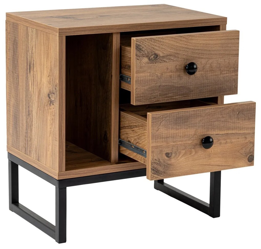 Nočný stolík Glimmer Atlantic Pine