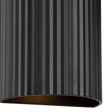 Brilliant - Nástenné svietidlo UNDULA 2xGU10/10W/230V čierna