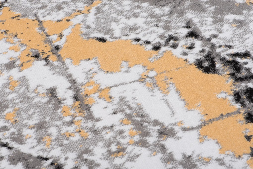 TA Koberec Q543B WHITE MAYA PP EYM Sivý Obdĺžnikový Rozmer: 200x300 cm