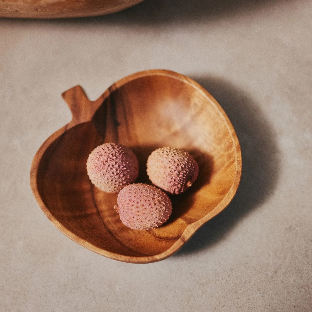 HK living Drevená miska Apple Acacia Medium