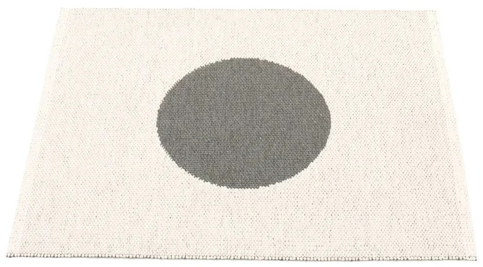 Tmavosivý vnútorný a vonkajší koberec 70x90 cm Vera Charcoal – Pappelina