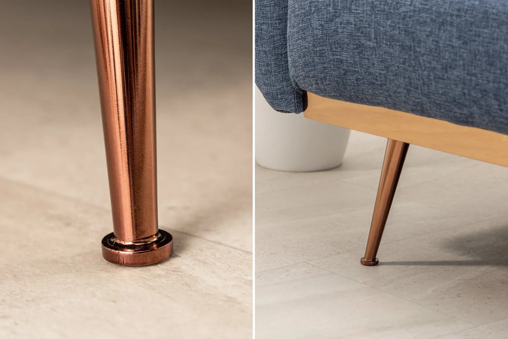 Rozkladacia pohovka BELLEZZA 210 cm – modrá