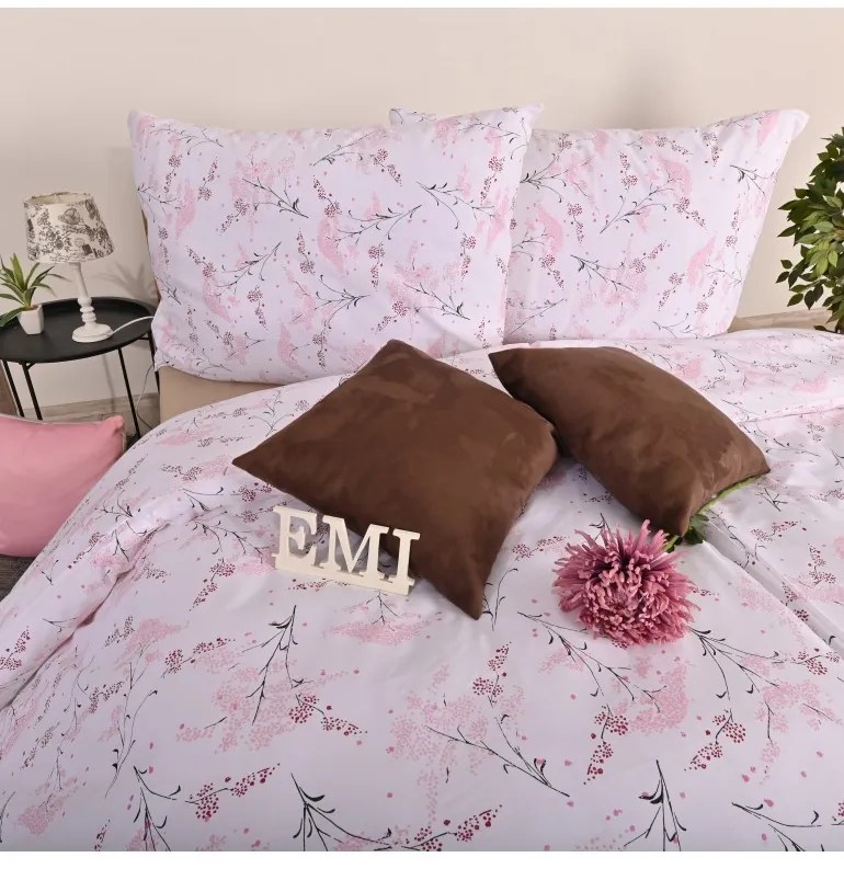 Obliečky bavlnené Sakura EMI, Štandardný set jednolôžko obsahuje 1x 140x200 + 1x 70x90