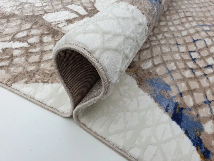 DC Koberec Texas 067 béžová modrá Rozmer: 160×220 cm