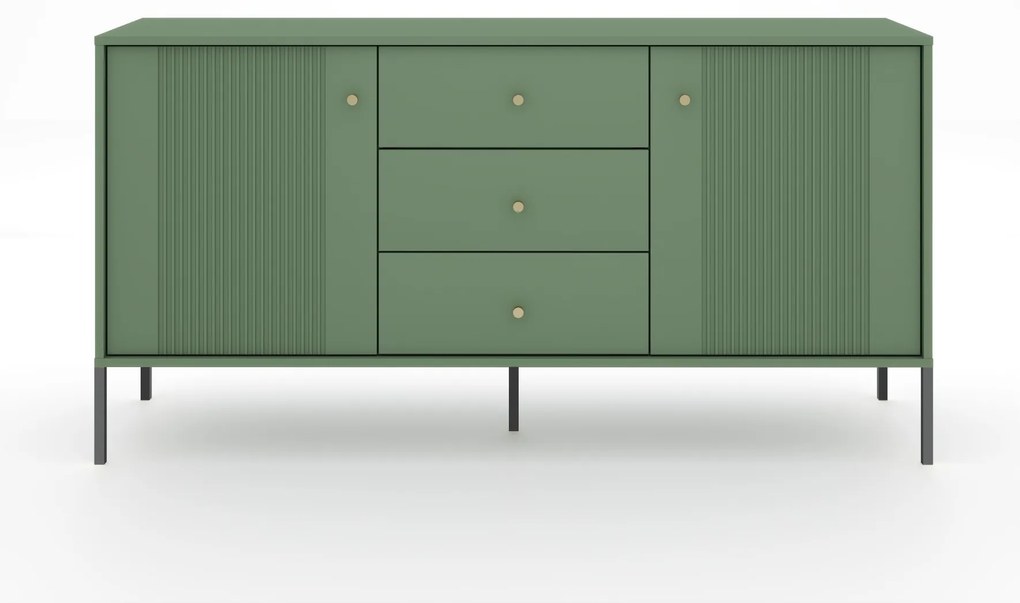 Komoda Iseo I 154,5 cm zelená