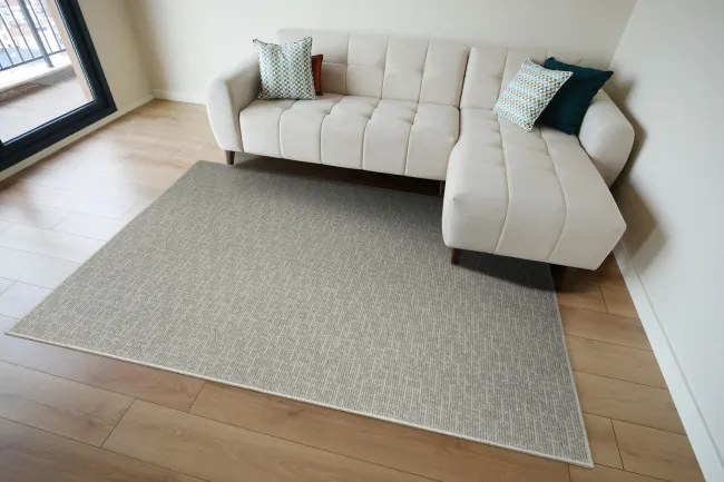 Metrážny koberec Linen 920 sivý