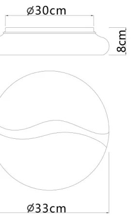 Globo 41790-18 - LED stropné svietidlo LETICIA LED/24W/230V pr. 33 cm