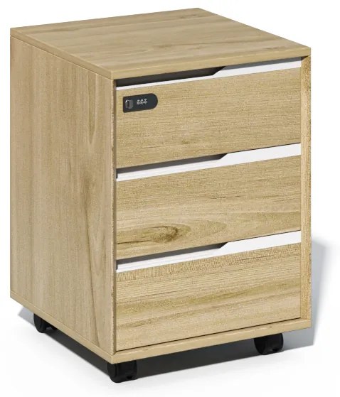 Kancelárska zostava pre 4 osoby Houseland Profit Max 02 2814 dub/biela