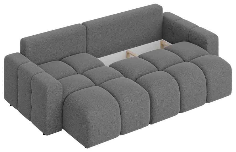 Sivá rozkladacia rohová pohovka (variabilná) Luki – Ropez