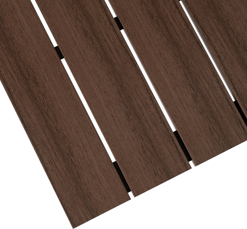 Záhradný stôl obdĺžnikový JOY 140 – 180 cm rozkladací orech/čierna