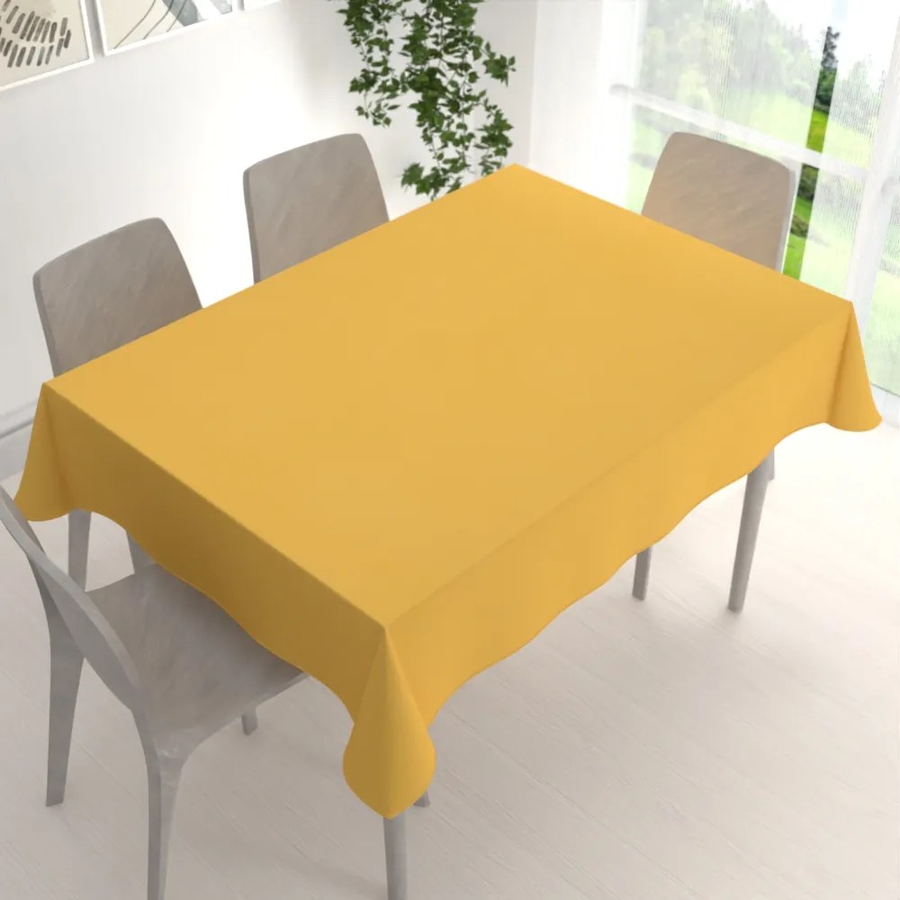 Biante Dekoračný obdĺžnikový obrus BKU-109 Horčicový 50x100 cm