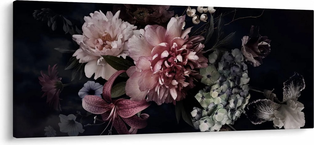 Obraz kytice (120x50 cm)