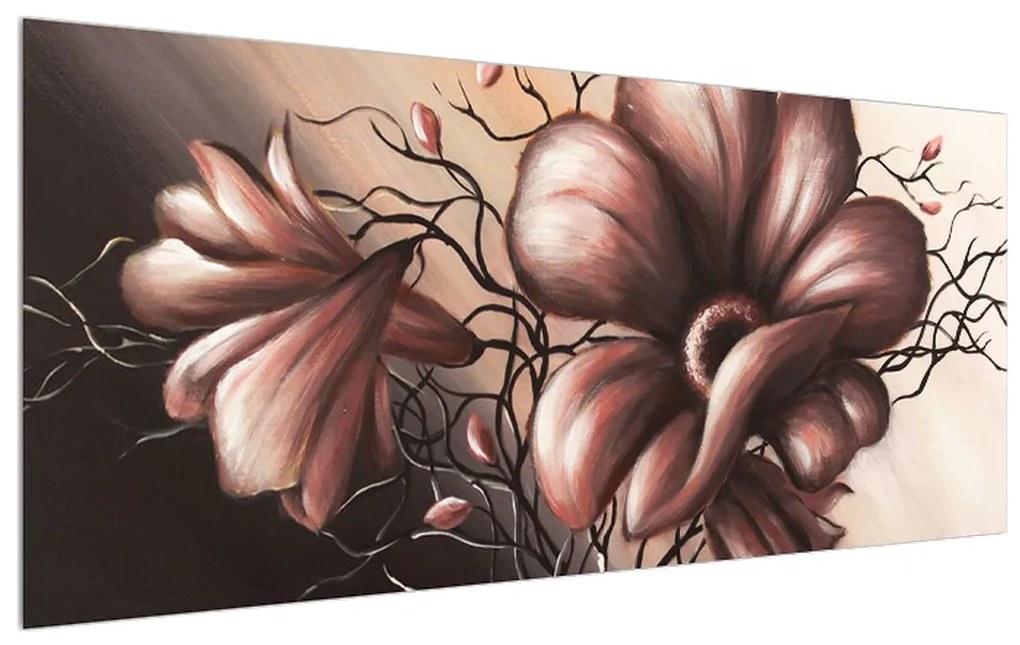 Obraz kvetov (120x50 cm)