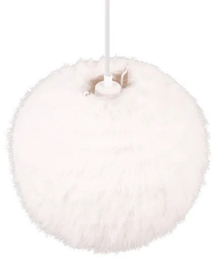 Krémové závesné svietidlo ø 35 cm Furry – Reality