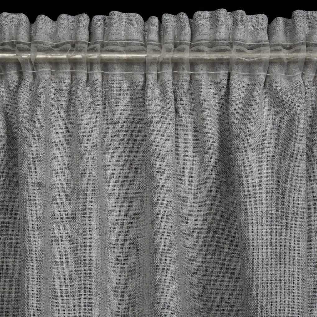 ZÁVES NA PÁSKE JULA 140X270 CM STRIEBORNÁ