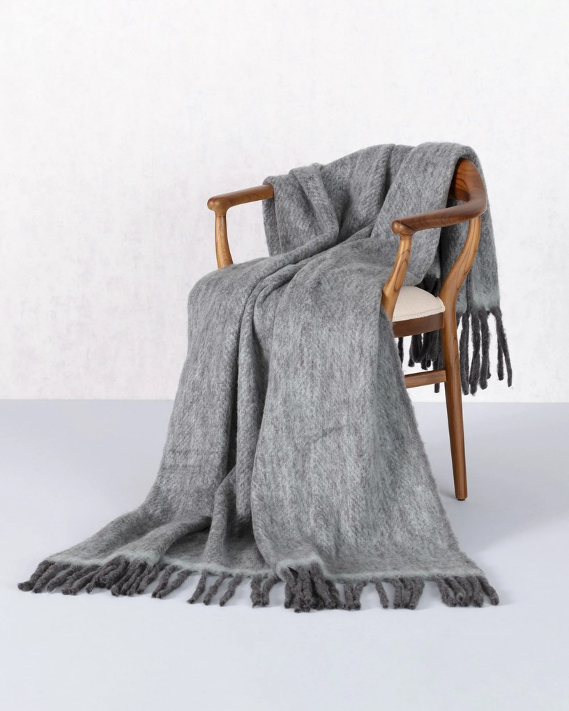 Deka Cozy 130x170cm grey-mint