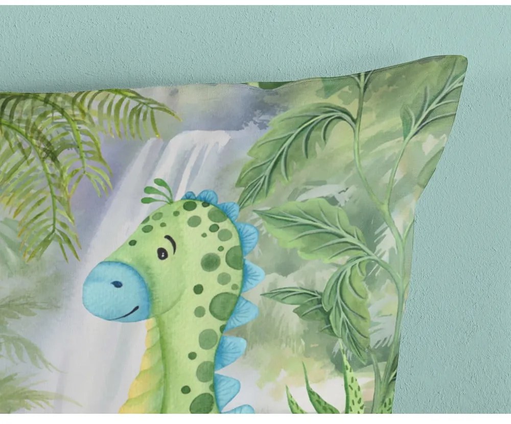 Zelené bavlnené detské obliečky na jednolôžko/predĺžené 140x220 cm Dani – Good Morning