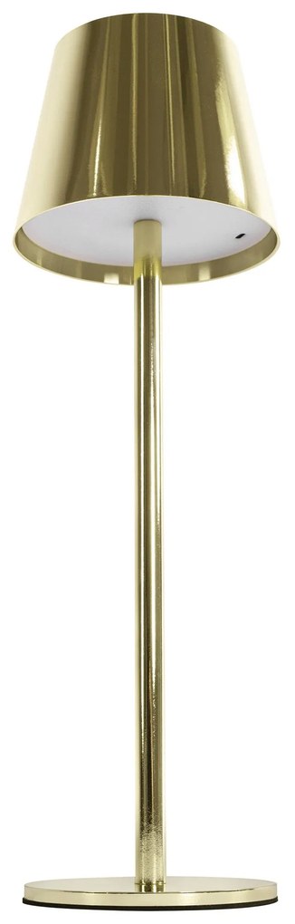 Toolight Toolight, dotyková LED nočná stolná lampa 5W, 3 farby svetla, USB napájanie, APP1364-T GOLD, zlatá lesklá, OSW-08627