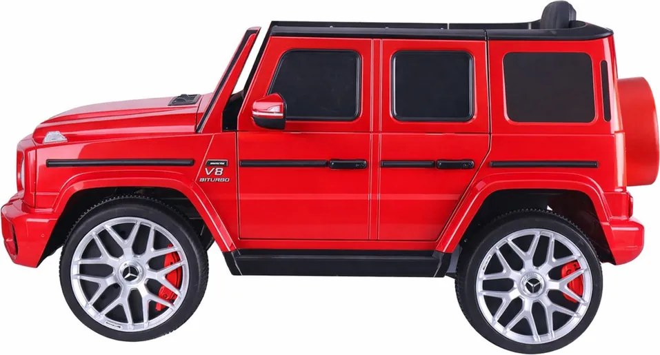 LEAN CARS Elektrické autíčko na batérie Mercedes G63 S306-1 červené