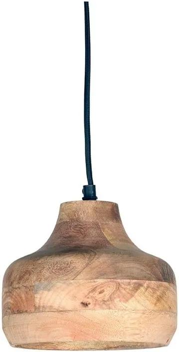 Stropné svietidlo z mangového dreva LABEL51 Finn, ⌀ 18 cm