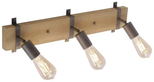 Leuchten Direkt 13473-79 - Nástenné bodové svietidlo SLAT 3xE27/40W/230V