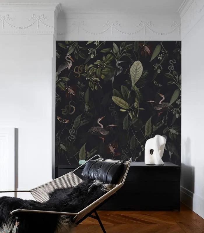 WALLCOLORS Dark Heron wallpaper - tapeta POVRCH: Prowall Canvas