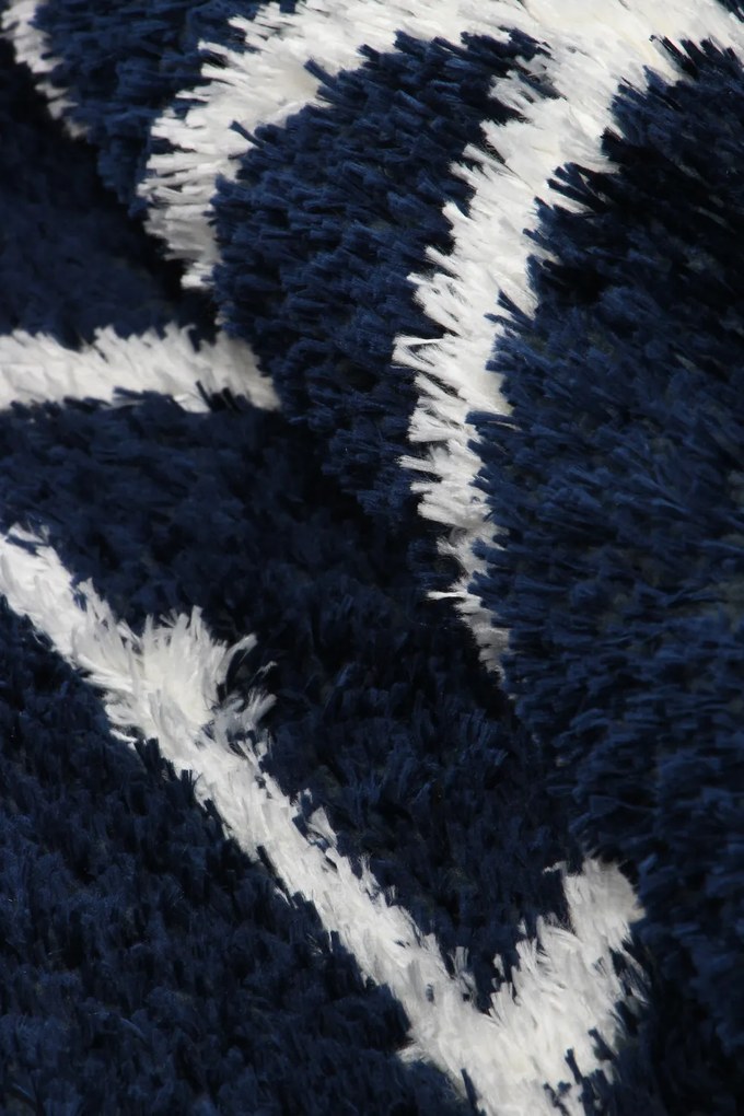 Koberec Boho 659 NAVY BLUE/CREAM rozmery koberec: 200x290 cm