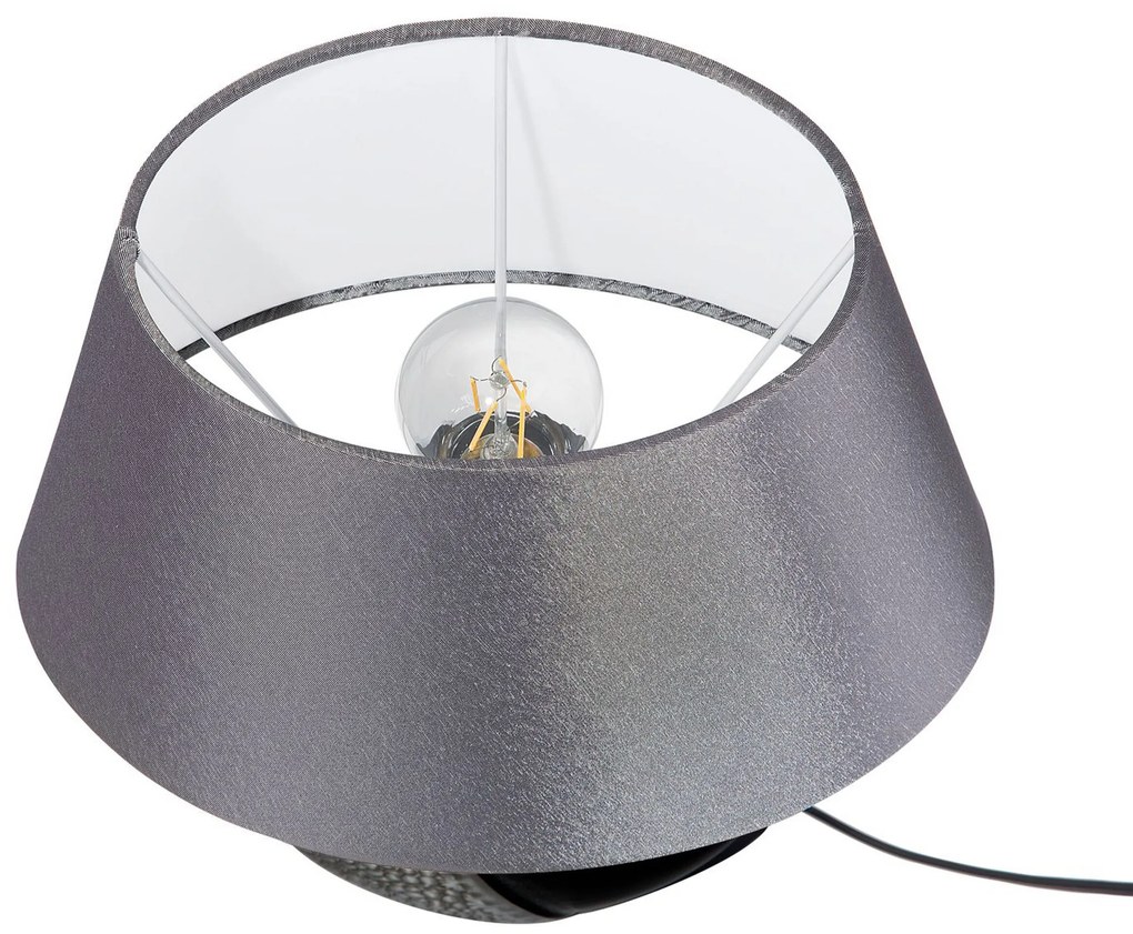 Strieborná stolná lampa ARGUN Beliani