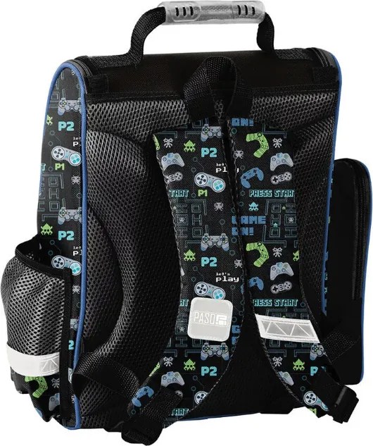 Školská aktovka pre chlapcov – 4-dielny set