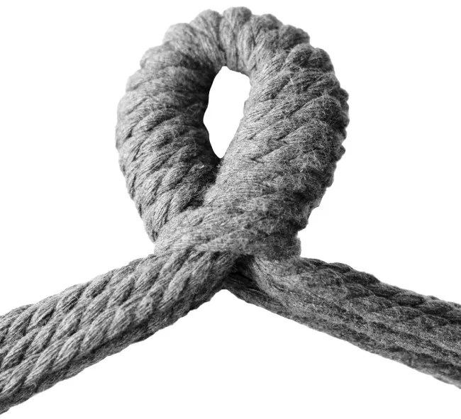 Závesné kreslo BAHIO sivé