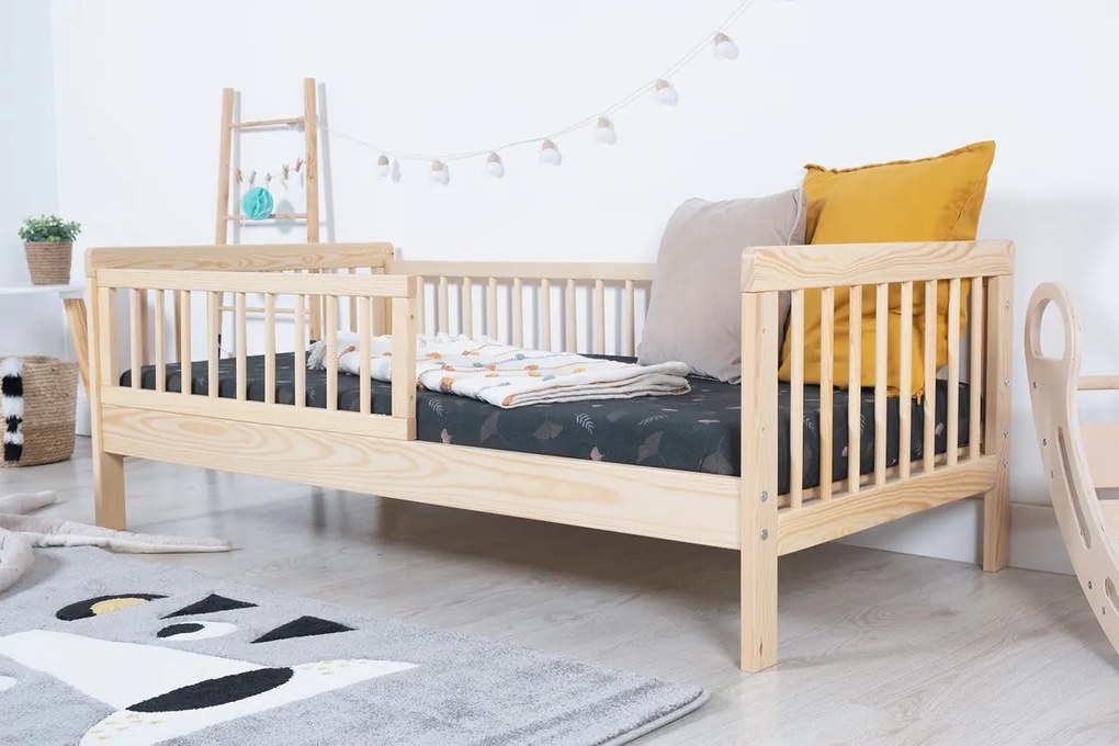 Ourbaby® 34115-0 TEDDY posteľ + úložný priestor 140x70 cm prírodná