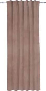 Záves Nantes 140x245 cm, staroružová zamatová štruktúra%