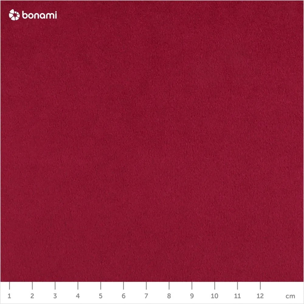 Červená zamatová podnožka Milo Casa Santo