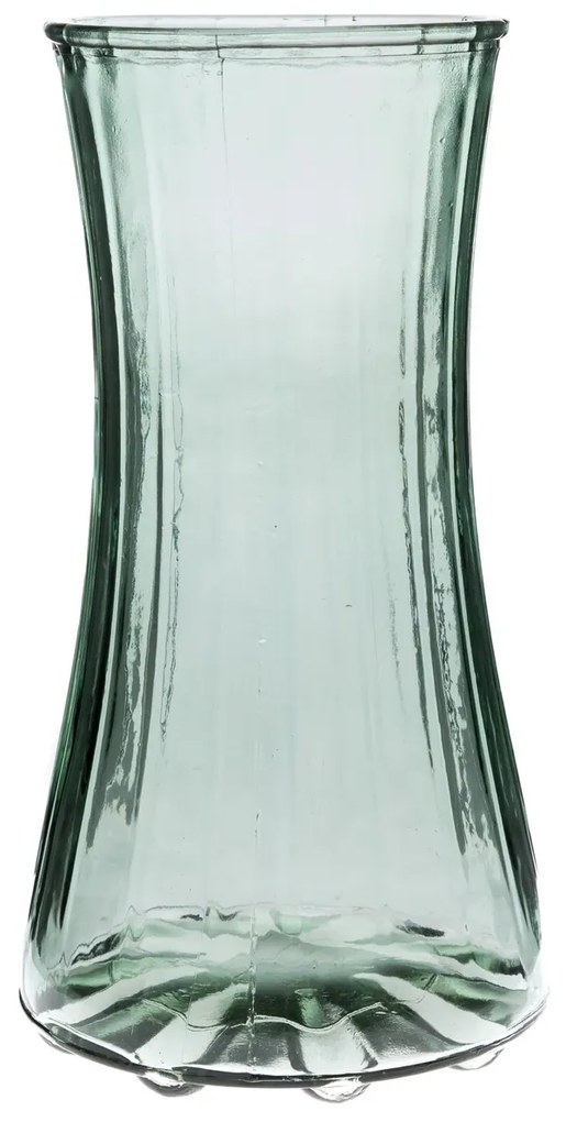 Sklenená váza Olge, zelená, 12,5 x 23,5 cm