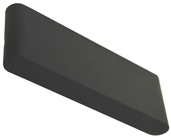 LED Vonkajšie nástenné svietidlo FLOW LED/9W/230V IP54 4000K čierna